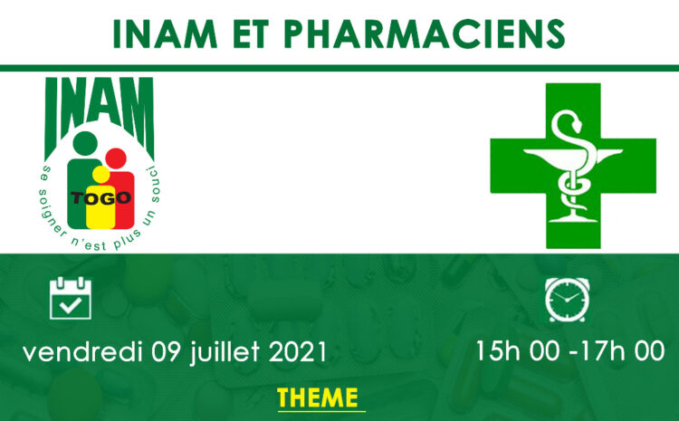 Article rencontre webinaire INAM Pharmaciens 09 07 2021